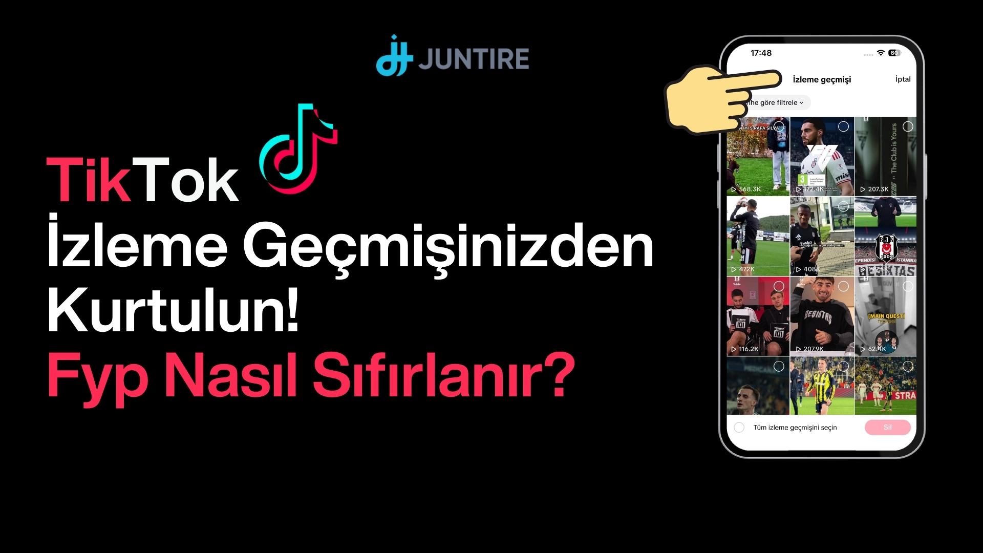 Tiktok İzleme Geçmişi Tamamen Nasıl Temizlenir?