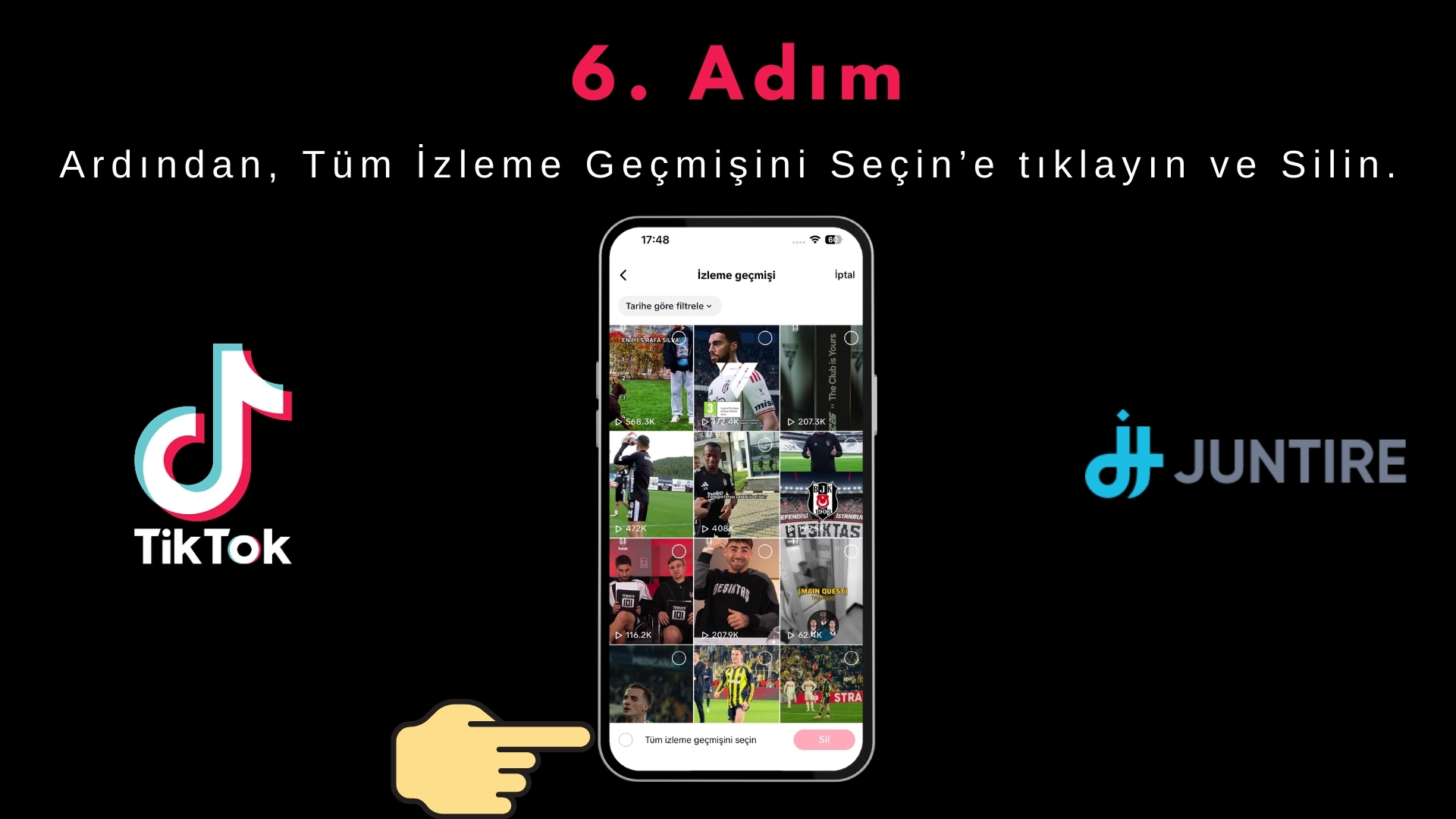 Tiktok İzleme Geçmişi Tamamen Nasıl Temizlenir?
