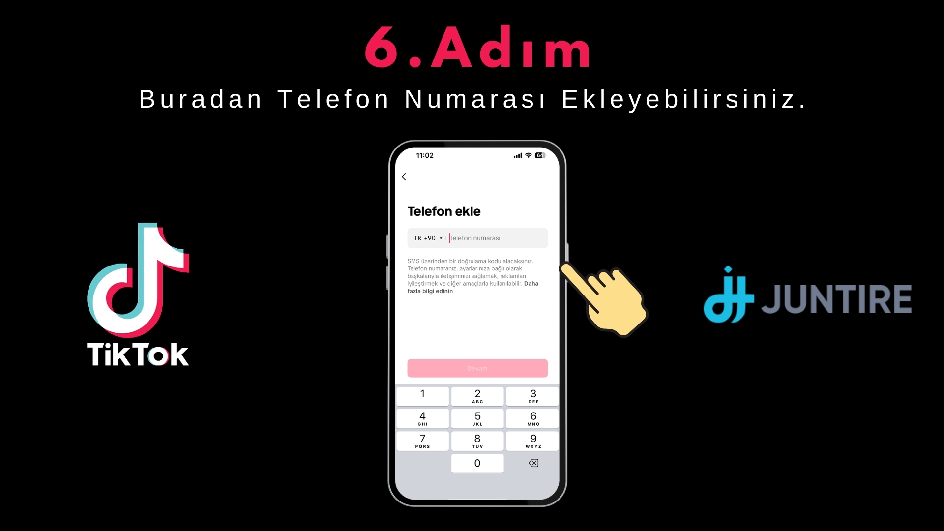 Tiktok Telefon Numarası Eklenir?