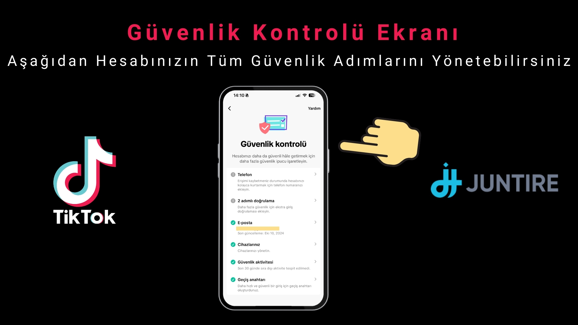 Hesap Güvenliğinizi Güçlendirme: Güvenlik Kontrolü