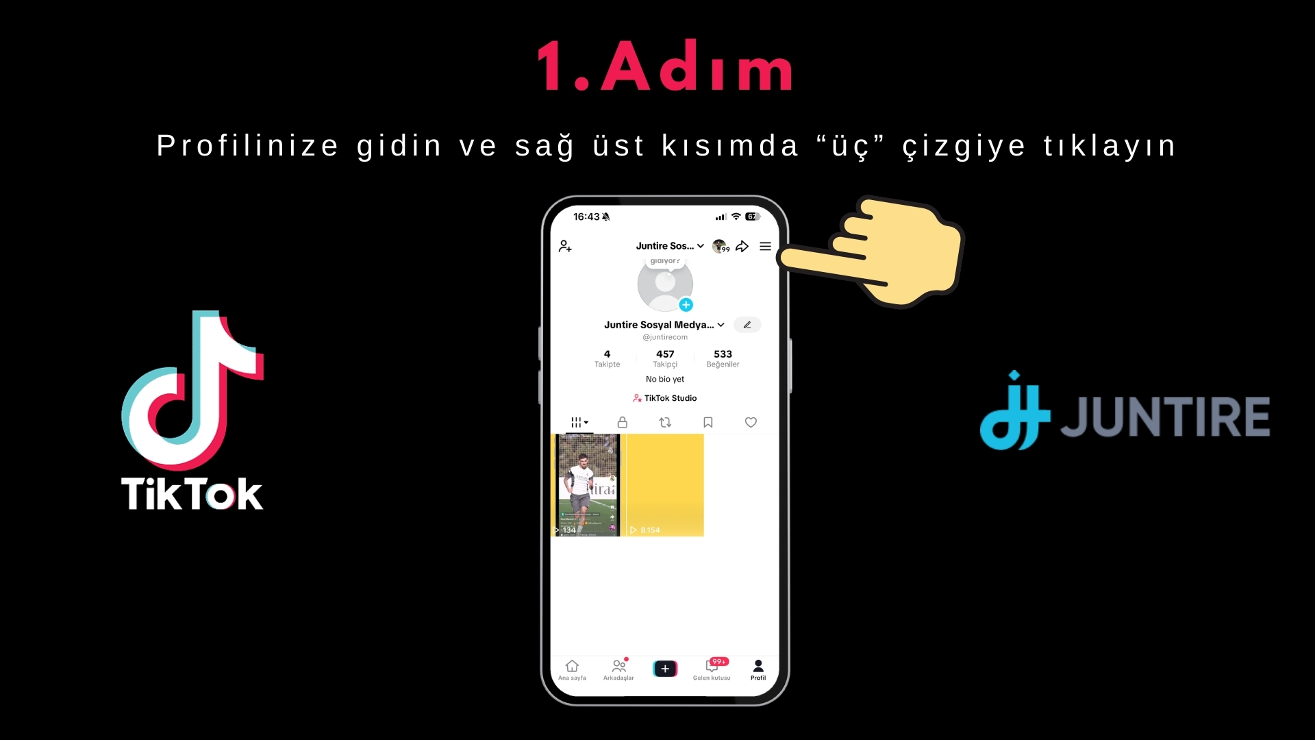 Tiktok'da İnternetsiz Video Nasıl İzlenir Adım 1