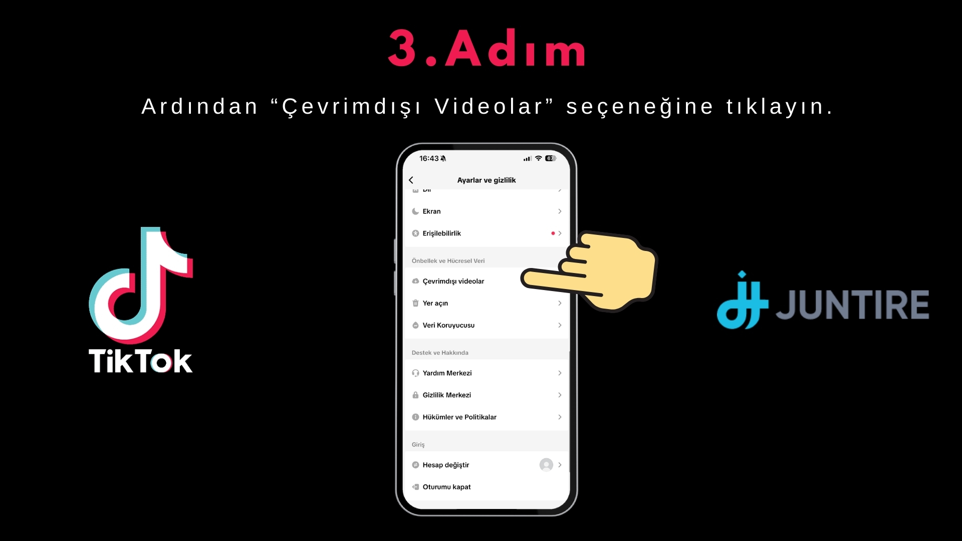 Tiktok'da İnternetsiz Video Nasıl İzlenir Adım 3