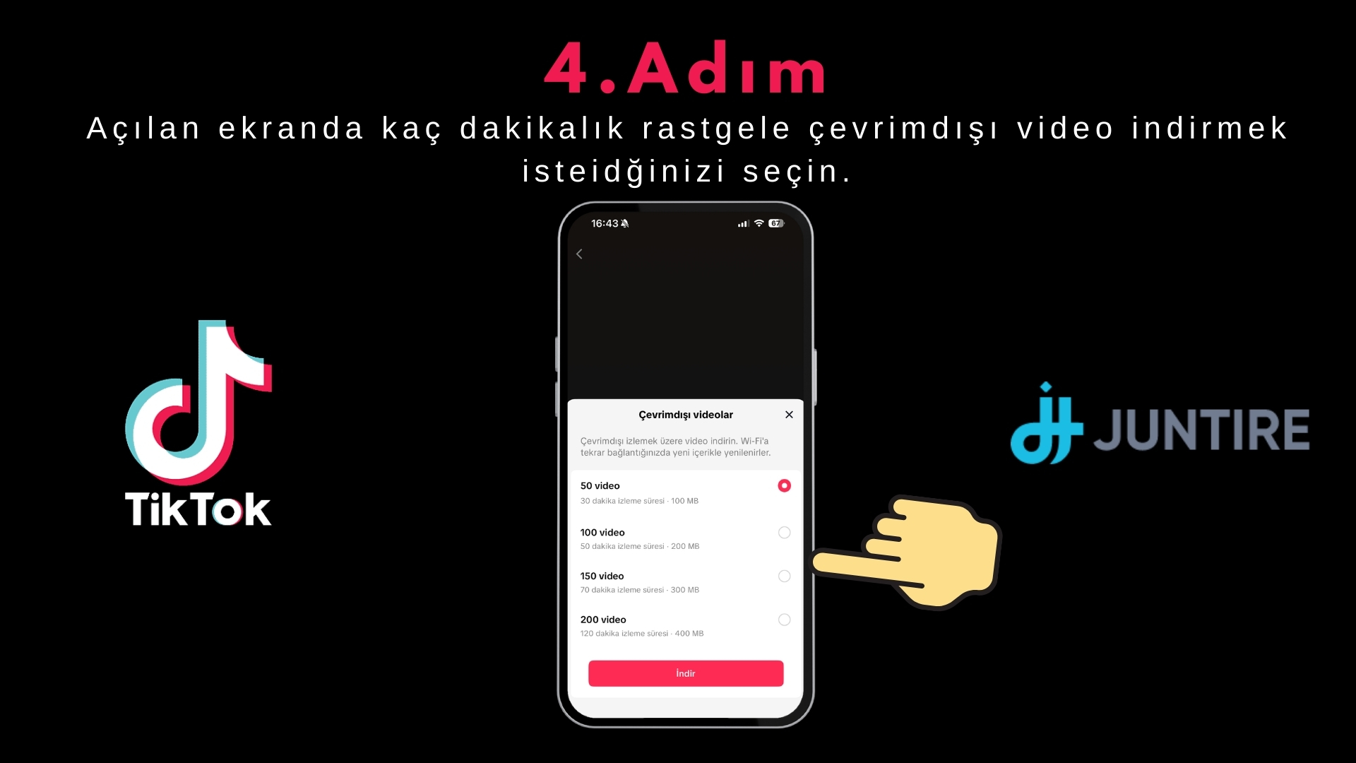 Tiktok'da İnternetsiz Video Nasıl İzlenir Adım 4