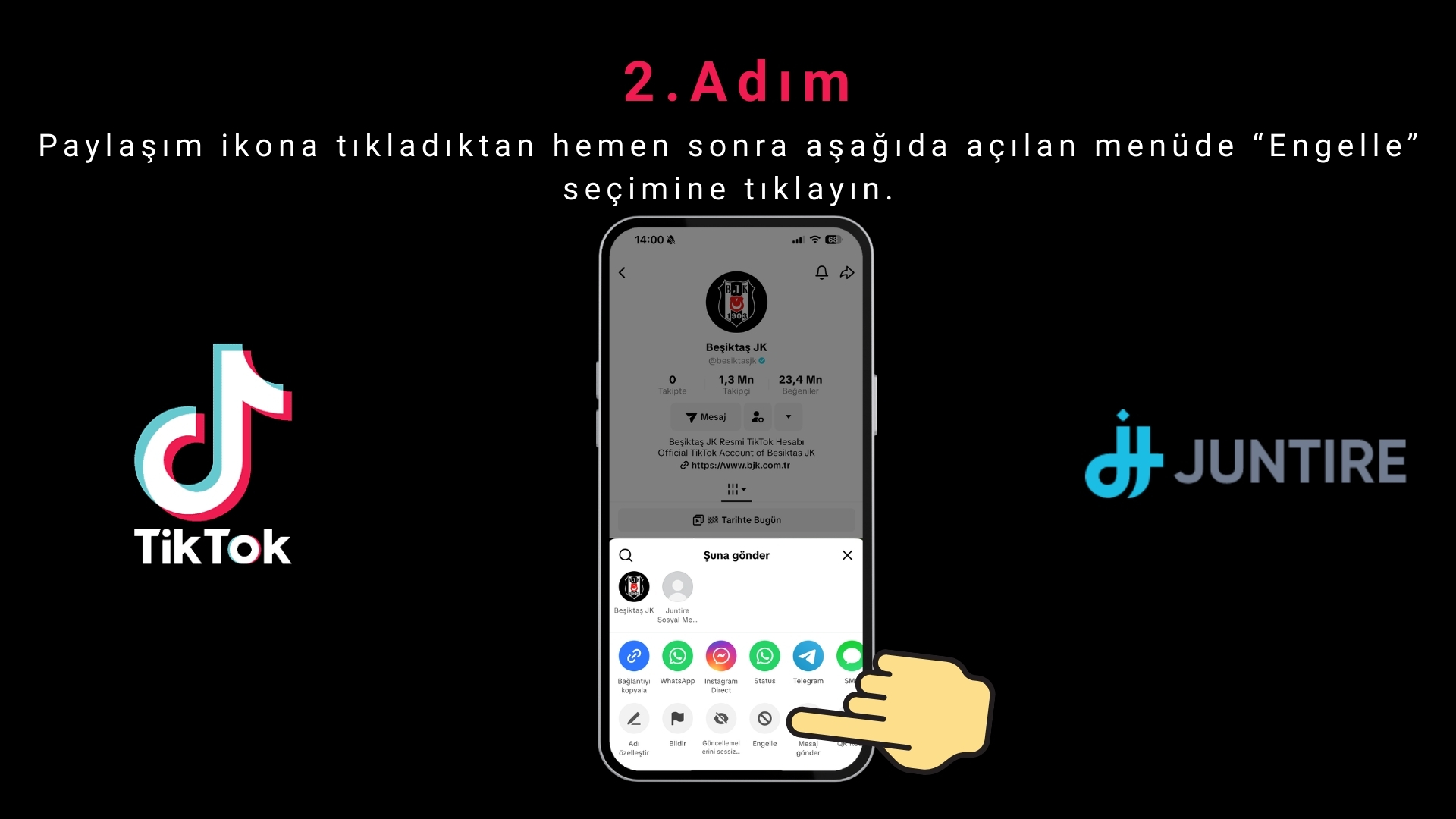 Tiktok'da Hesap Nasıl Engellenir ve Nasıl Engel Kaldırılır?