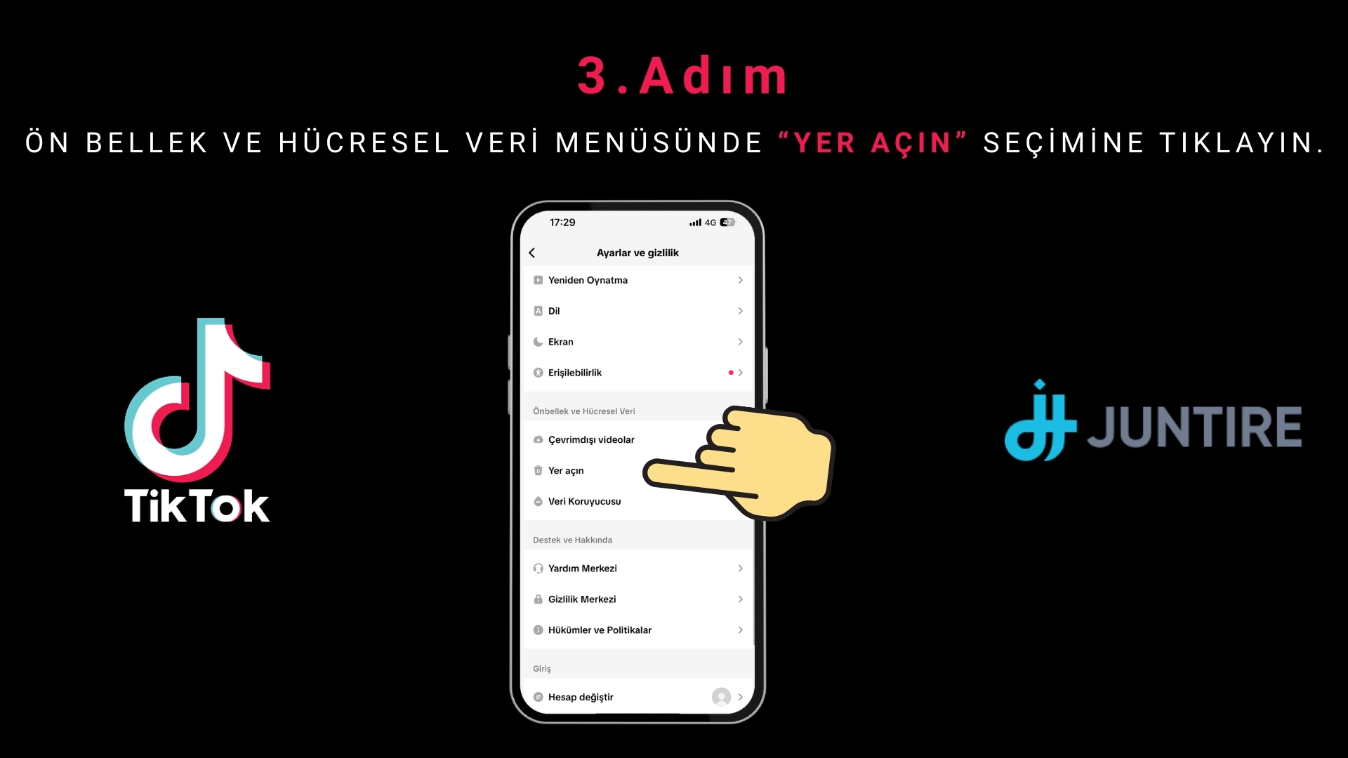 TikTok Ne Kadar Yer Kaplıyor? Hafıza Temizleme ve Yer Açma