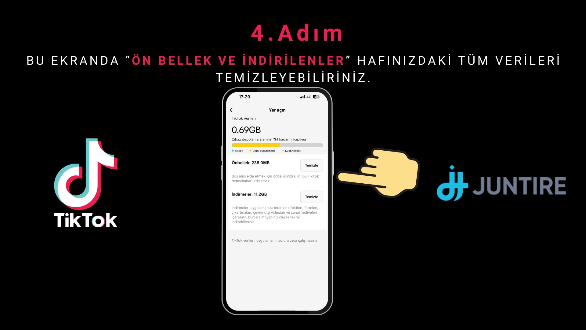 TikTok Ne Kadar Yer Kaplıyor? Hafıza Temizleme ve Yer Açma