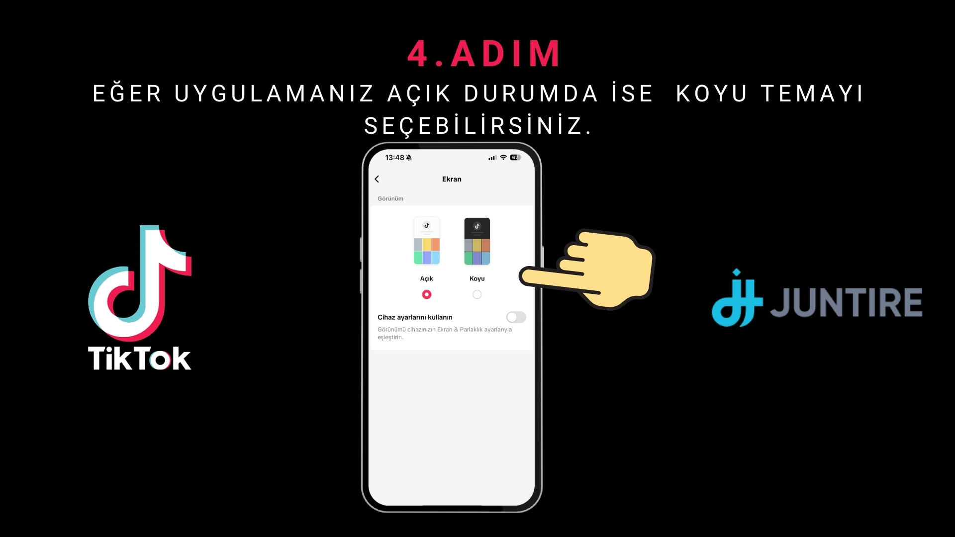 Tiktok Uygulama Rengi Nasıl Değiştirilir?