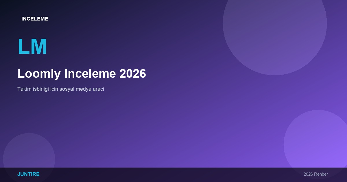 Loomly İnceleme 2026: Takım İşbirliği İçin Sosyal Medya Aracı