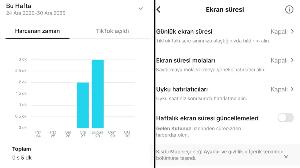 TikTok Ebeveyn Kontrolü Nasıl Açılır?