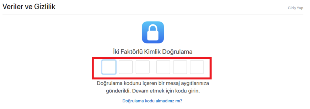 icloud hesap silme