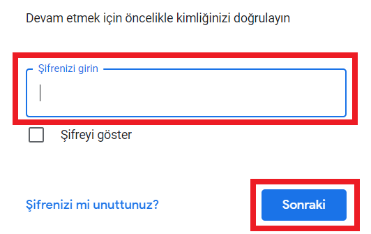 gmail hesap silme