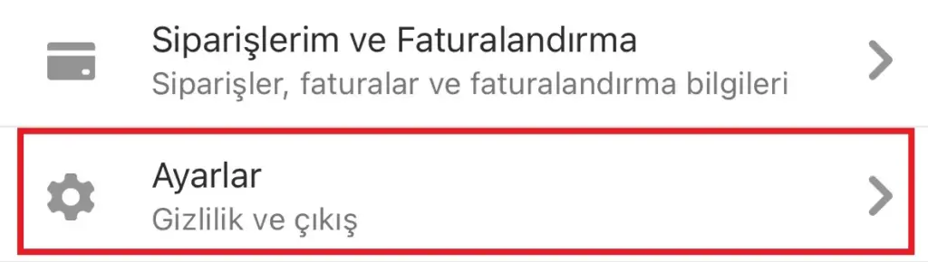 letgo hesap silme