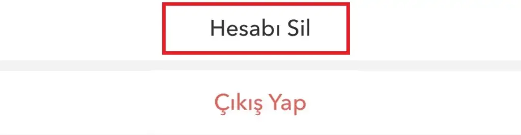livu hesap silme