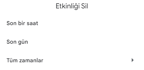 Google Arama Geçmişi Silme Nasıl Yapılır?