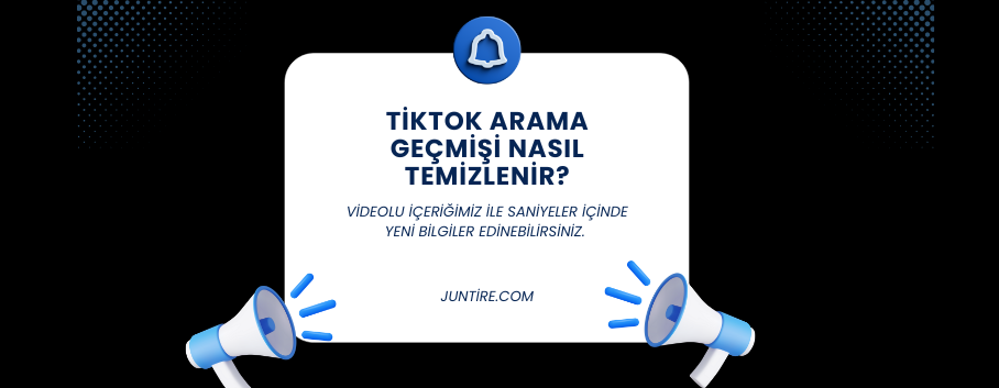 TikTok Arama Geçmişi Silme – Adım Adım Video