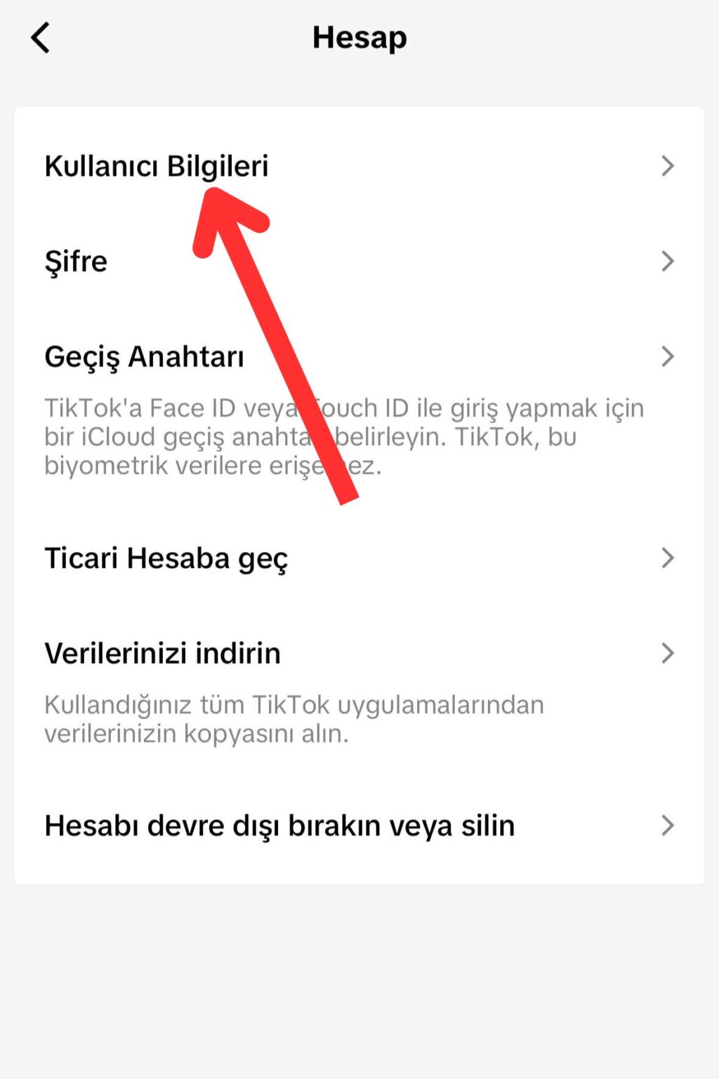 TikTok'da E-posta Adresi Nasıl Değiştirilir? Adım 5 