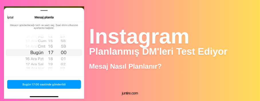 Instagram Planlanmış DM’leri Test Ediyor – Mesaj Nasıl Planlanır?