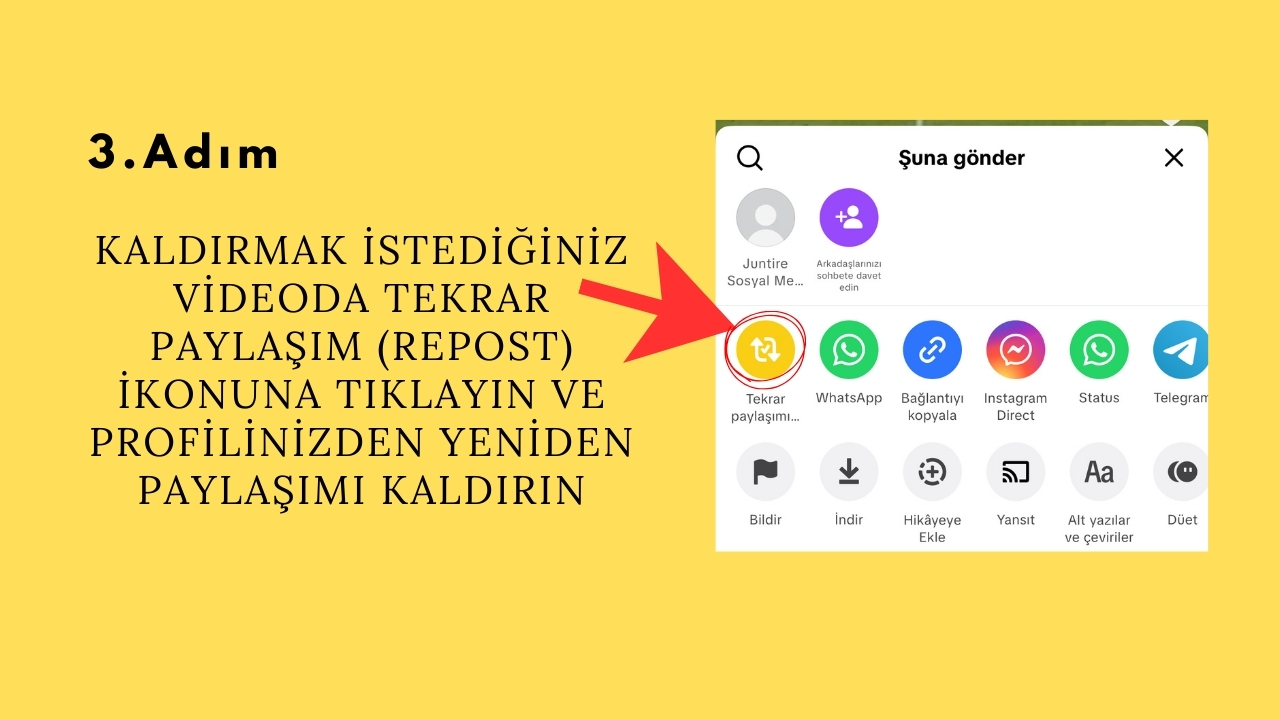Tiktok Repost Nasıl Kaldırılır?