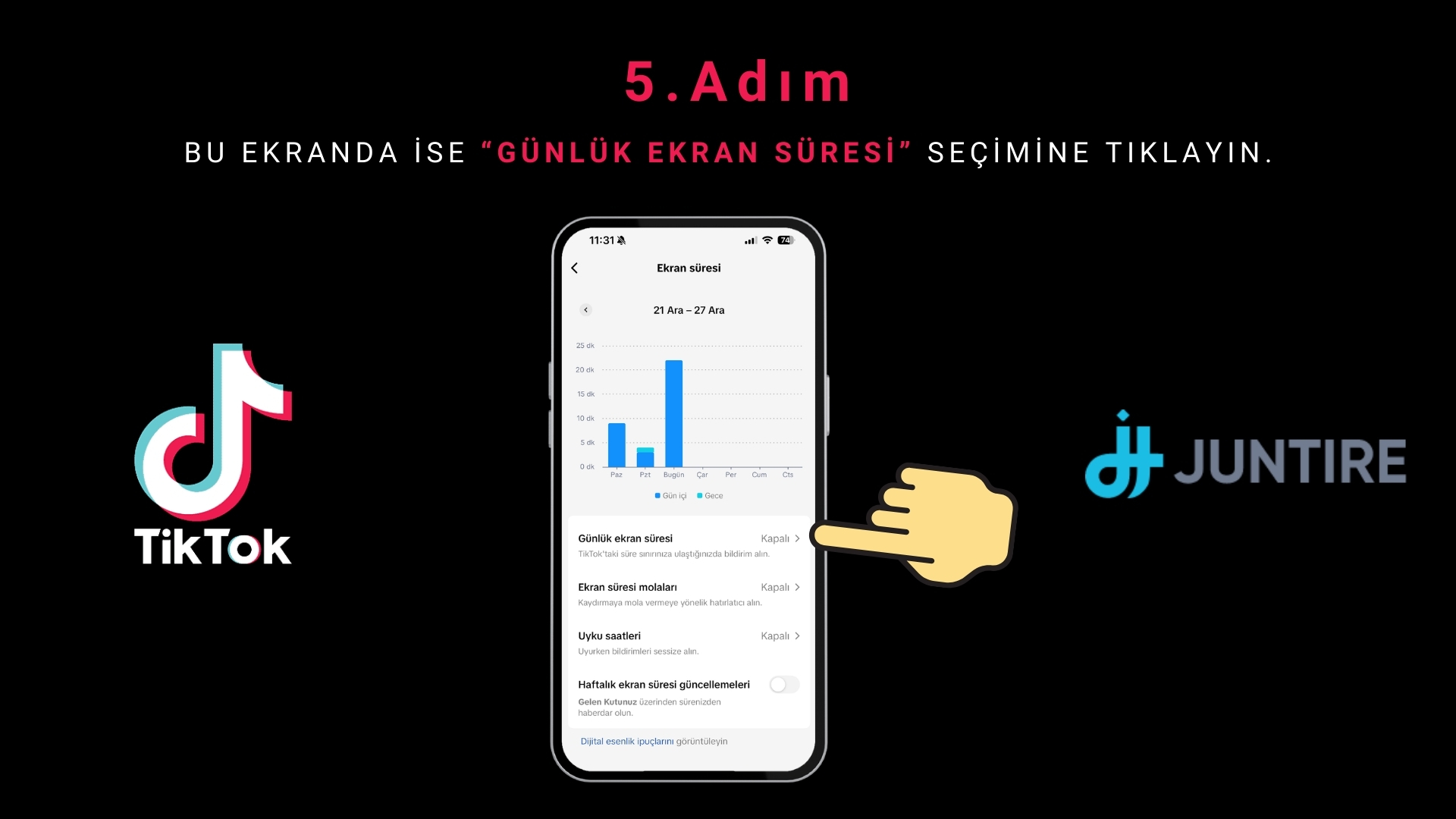 TikTok Ekran Süresi Yönetimi: Kendinize Nasıl Sınır Koyarsınız?