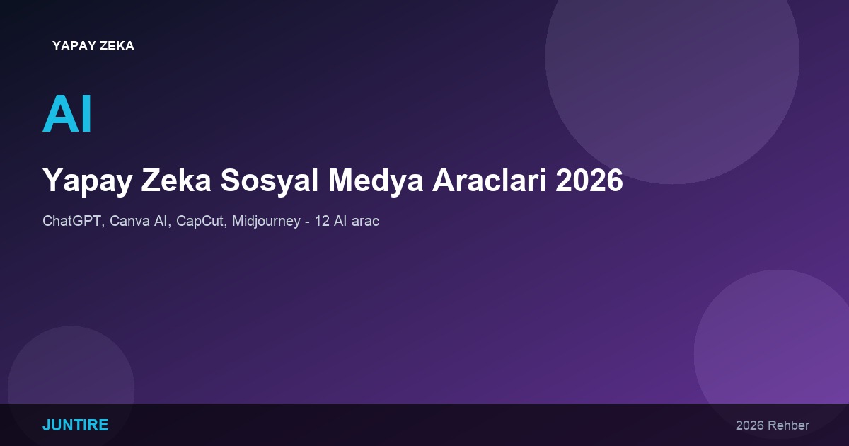 En İyi Yapay Zeka Sosyal Medya Araçları 2026: AI ile İçerik Üretimi